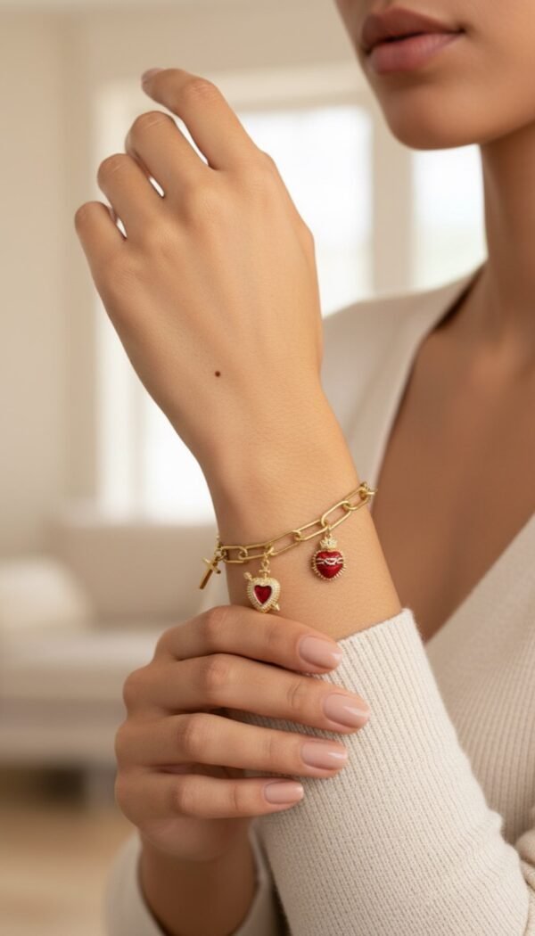 Pulsera cadena con dijes