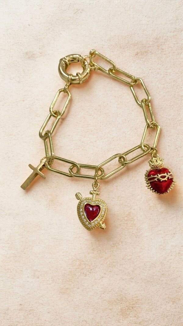 Pulsera cadena con dijes