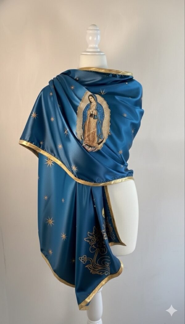 Regazo Satin Virgen Guadalupe