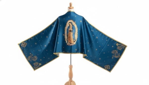 Regazo Satin Virgen Guadalupe